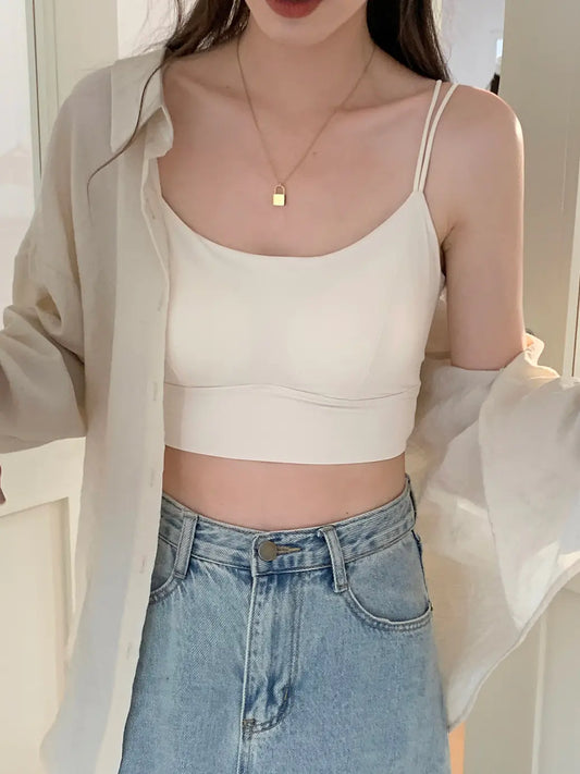 Ice Silk Backless Bra for Women - Cooling Summer Wear